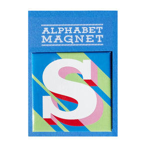 Blue Letter S Alphabet Magnet