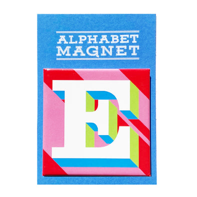 Red Letter E Alphabet Magnet
