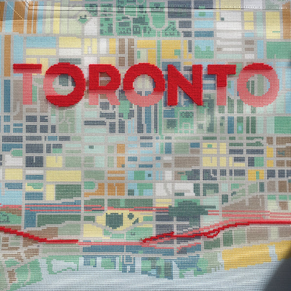 Toronto City Map Needlepoint Kit