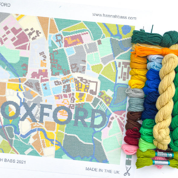 Oxford Map Needlepoint Kit