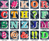 Customisable Neutral ‘E’ Alphabet Needlepoint Kit