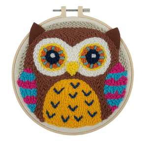 Owl Punch Needle Kit