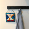 Blue ‘X’ Alphabet Needlepoint Kit
