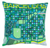 Barcelona City Map Needlepoint Kit - Hannah Bass