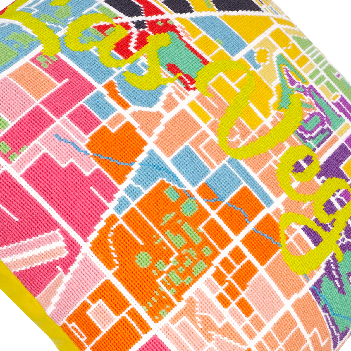 Las Vegas City Map Needlepoint Kit Hannah Bass