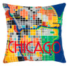 Chicago City Map Needlepoint Kit - Hannah Bass