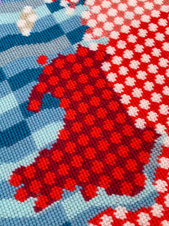 UK & Ireland Map Needlepoint Kit