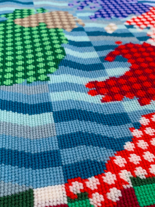 UK & Ireland Map Needlepoint Kit