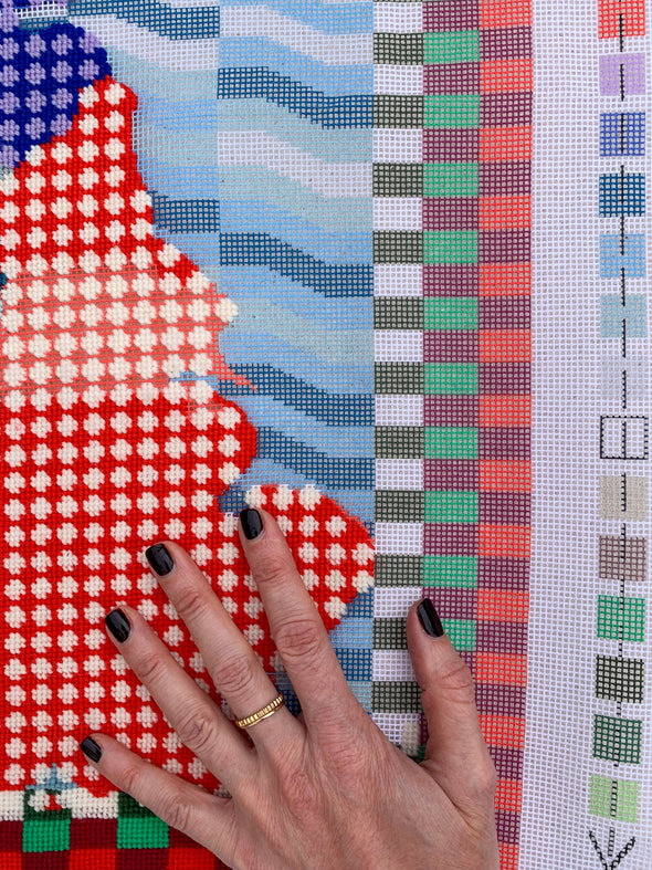 UK & Ireland Map Needlepoint Kit