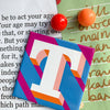 Turquoise ‘T’ Alphabet Needlepoint Kit