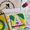 Pink ‘A’ Alphabet Needlepoint Kit