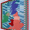 UK & Ireland Map Needlepoint Kit