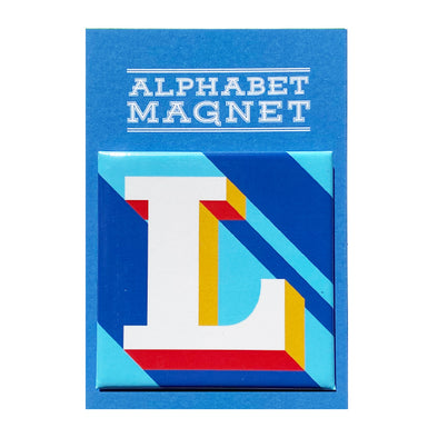 Blue Letter L Alphabet Magnet