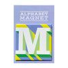 Yellow Letter M Alphabet Magnet