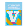 Blue Letter V Alphabet Magnet