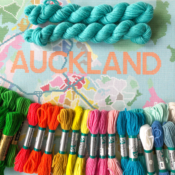 Auckland City Map Needlepoint Kit