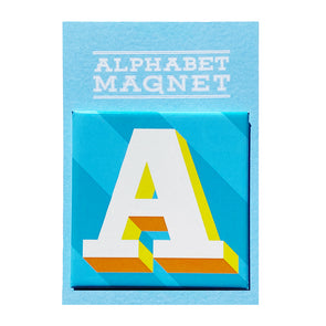 Blue Letter A Alphabet Magnet