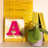 Customisable Neutral ‘A’ Alphabet Needlepoint Kit