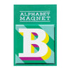Teal Letter B Alphabet Magnet