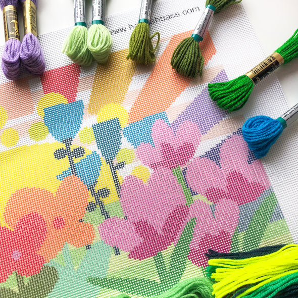 Blooming Marvellous Needlepoint Kit – Hannah Bass