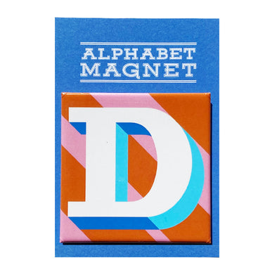 Pink Letter D Alphabet Magnet