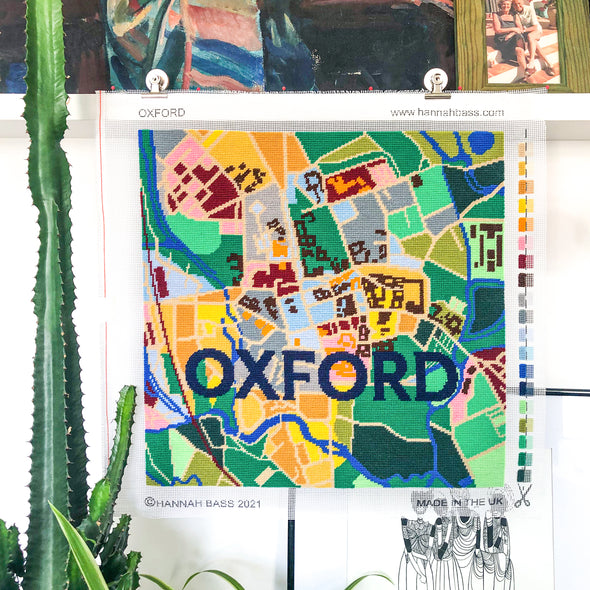 Oxford Map Needlepoint Kit