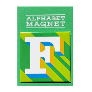Green Letter F Alphabet Magnet