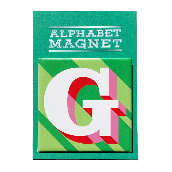 Green Letter G Alphabet Magnet