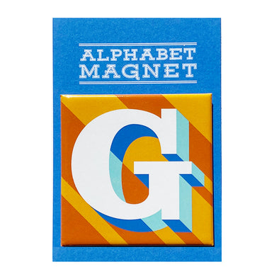 Tan Letter G Alphabet Magnet