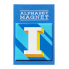 Blue Letter I Alphabet Magnet