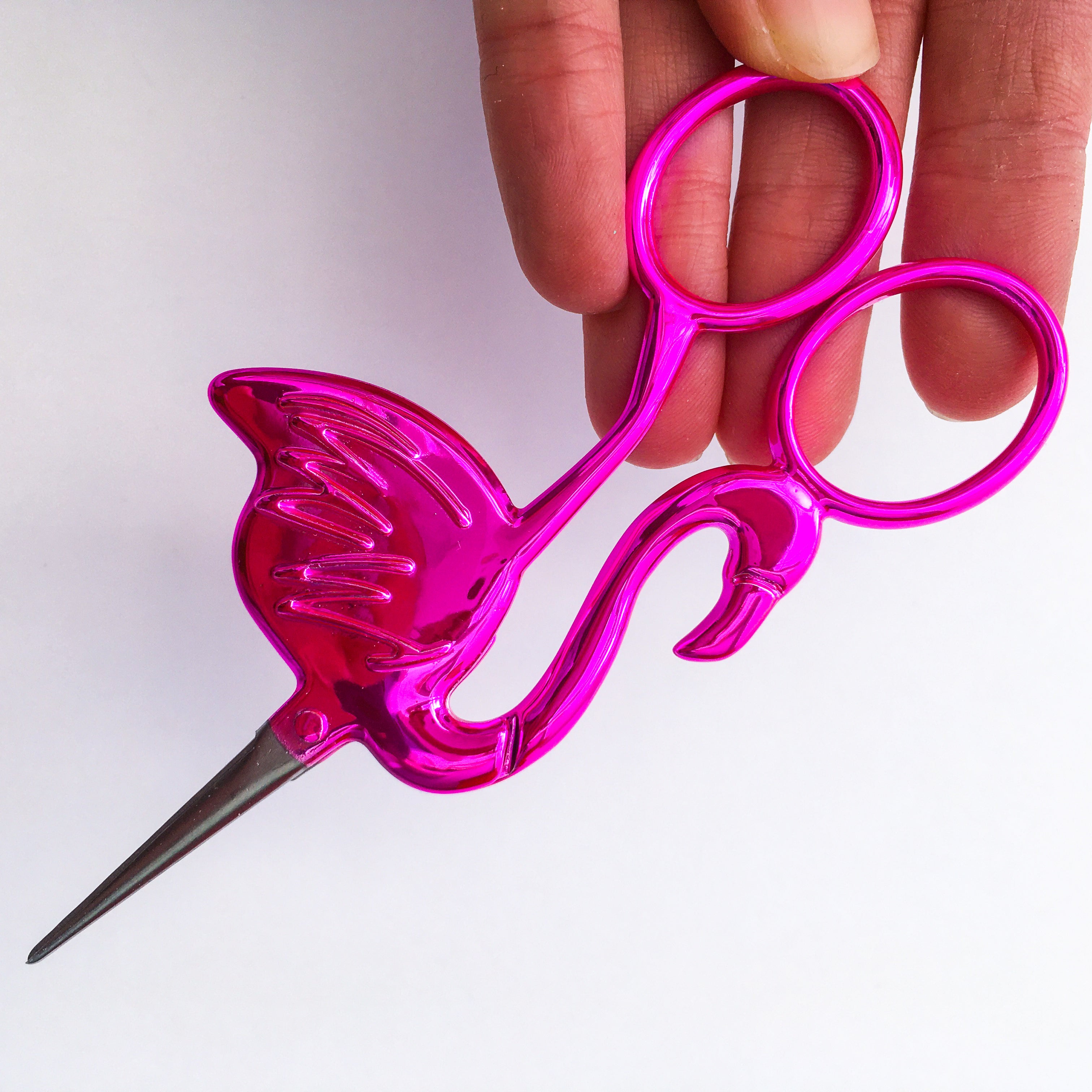 Metallic Flamingo Pink Scissors – Hannah Bass