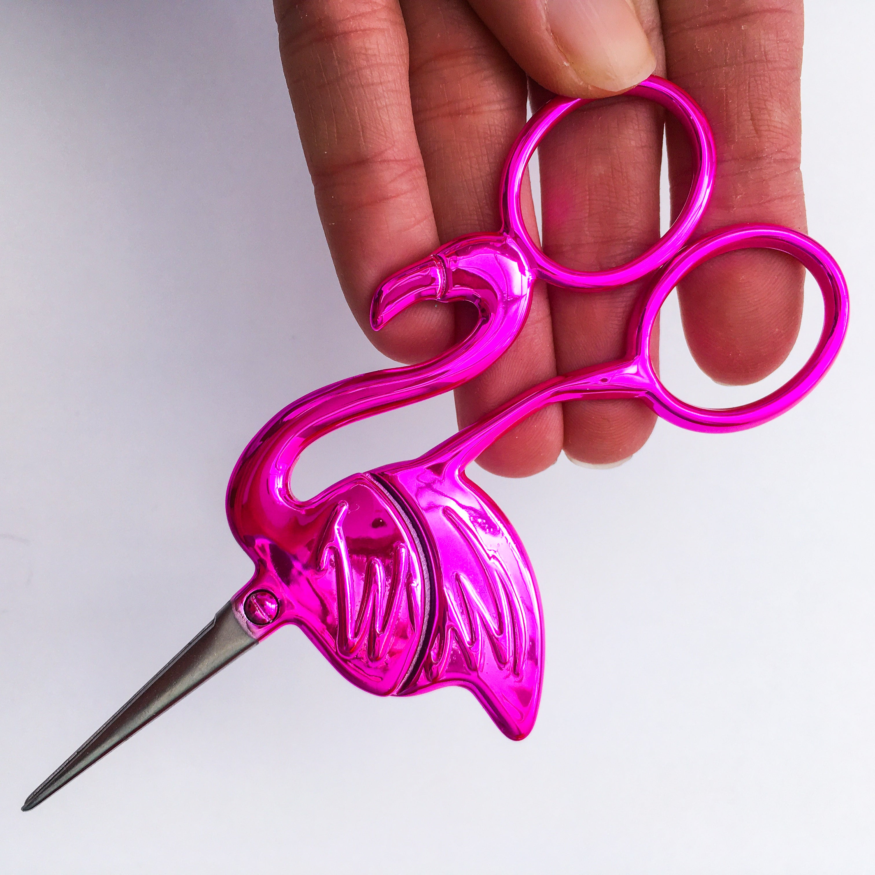 Metallic Flamingo Pink Scissors – Hannah Bass
