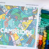 Cambridge City Map Needlepoint Kit