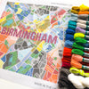 Birmingham City Map Needlepoint Kit