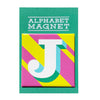 Pink Letter J Alphabet Magnet