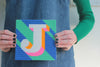 Letter ‘J’ Needlepoint Kit - Hannah Bass
