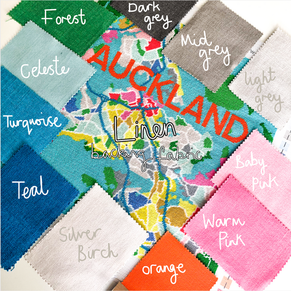 Auckland City Map Needlepoint Kit