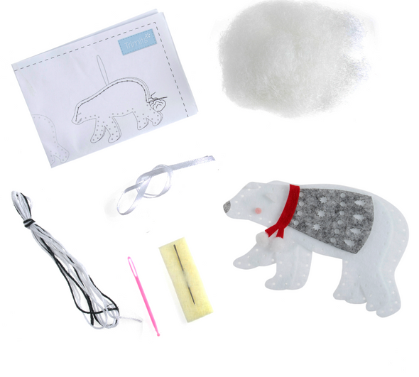 Polar Bear Felt Kit
