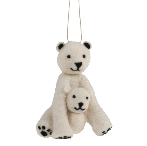 Polar Bears Needle Felting Kit