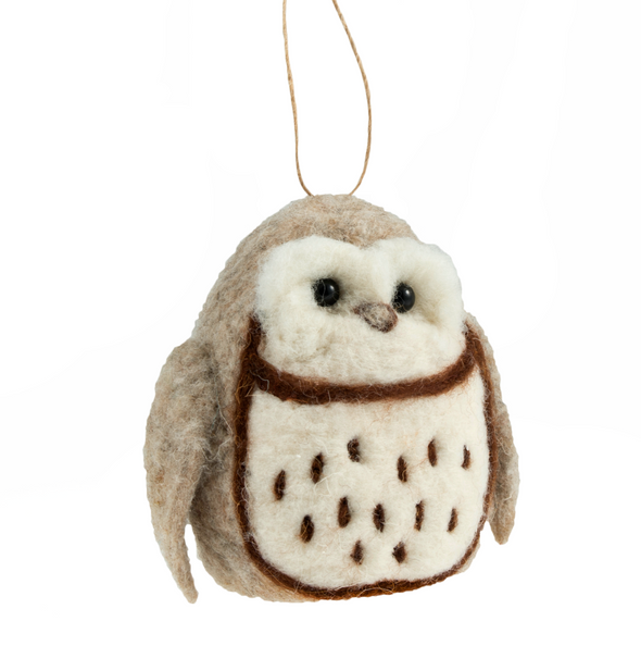 Owl Needle Felting Kit