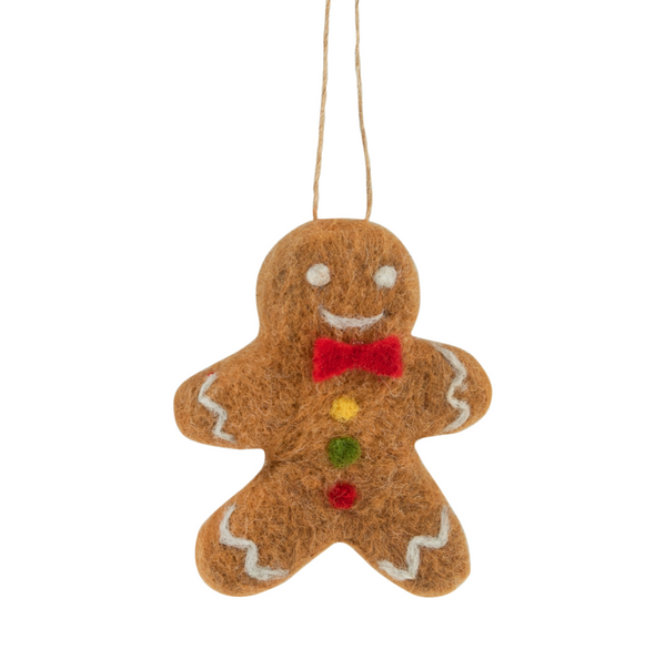 Gingerbread Man Needle Felting Kit