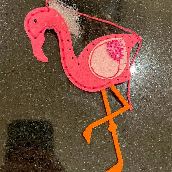 Flamingo Felt Kit
