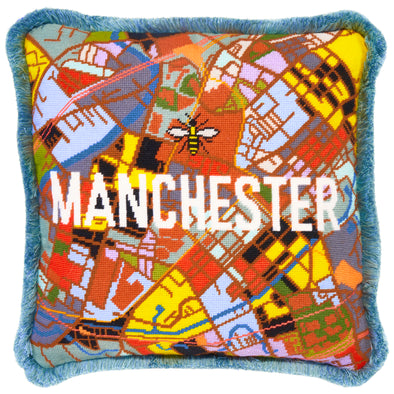 Manchester City Map Needlepoint Kit