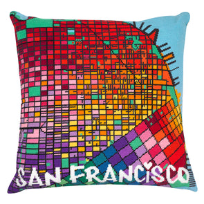 San Francisco City Map Needlepoint Kit - Hannah Bass